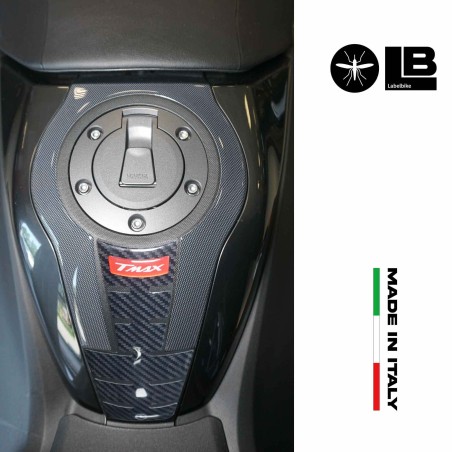 Kit de pegatinas 3D rojas para protección de scooter compatible con Yamaha Tmax 560 2022-23