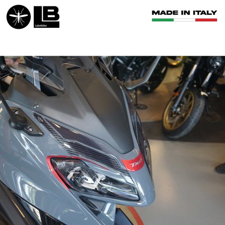Kit de pegatinas 3D rojas para protección de scooter compatible con Yamaha Tmax 560 2022-23
