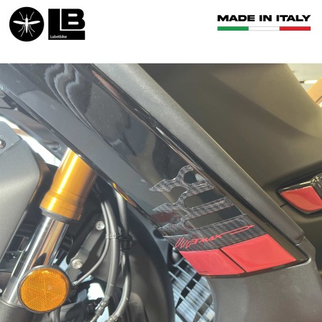 Kit de pegatinas 3D rojas para protección de scooter compatible con Yamaha Tmax 560 2022-23