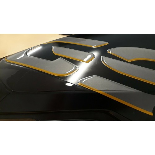 Kit ADESIVI 3D TRASPARENTI per Serbatoio MOTO compatibili BMW GS R1250 EXCLUSIVE