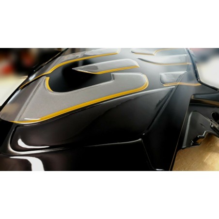 Kit ADESIVI 3D TRASPARENTI per Serbatoio MOTO compatibili BMW GS R1250 EXCLUSIVE