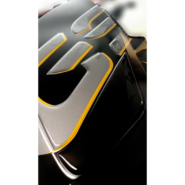 Kit ADESIVI 3D TRASPARENTI per Serbatoio MOTO compatibili BMW GS R1250 EXCLUSIVE