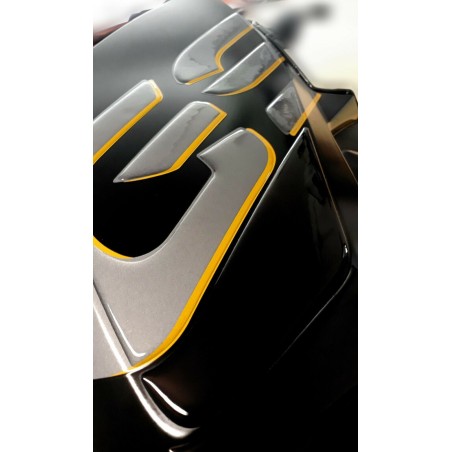 Kit ADESIVI 3D TRASPARENTI per Serbatoio MOTO compatibili BMW GS R1250 EXCLUSIVE