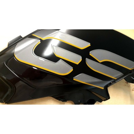 Kit ADESIVI 3D TRASPARENTI per Serbatoio MOTO compatibili BMW GS R1250 EXCLUSIVE