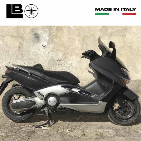 KIT DE PEGATINAS Boomerang en RESINA DE CARBONO 3D TMAX para YAMAHA T max 500 2001-2007