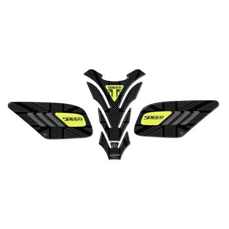 Kit adesivi gel 3D per serbatoio moto compatibile Triumph Speed Triple 2016-2021