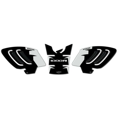 3D gel TANK PROTECTION STICKERS kit compatible with HONDA CB1000R motorbikes from 2018