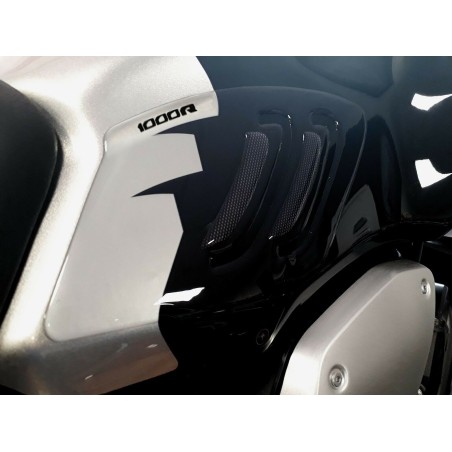 kit ADESIVI gel 3D PROTEZIONI SERBATOIO compatibili moto HONDA CB1000R dal 2018