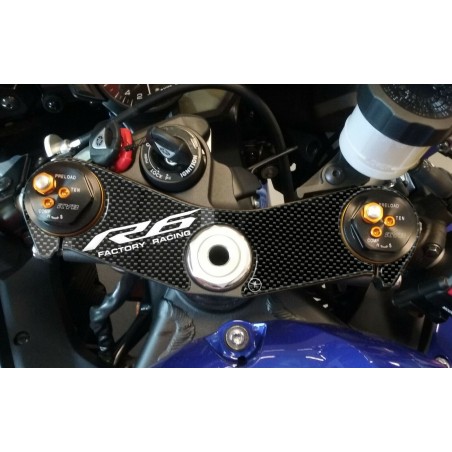 KIT ADESIVI in GEL 3D CARBON LOOK COMPATIBILI per MOTO YAMAHA YZF R6 2017-2020