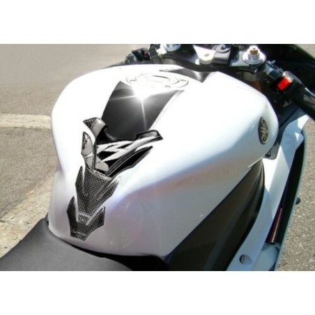 KIT ADESIVI in gel 3D CARBON LOOK per MOTO compatibili YAMAHA YZF R1 2004 - 2006 