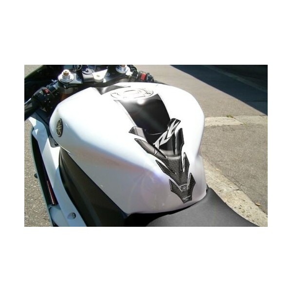 KIT ADESIVI in gel 3D CARBONIO per MOTO compatibili YAMAHA R6 dal 2006 al 2016 