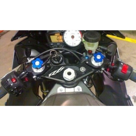 KIT ADESIVI in gel 3D compatibil per MOTO YAMAHA YZF R6 2003 - 2004 carbon look 