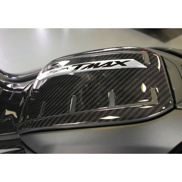 Kit de PEGATINAS DE GEL 3D compatibles con YAMAHA Tmax 560 2020-2021 LOOK CARBONO-PLATA 