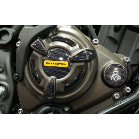 Kit adesivi in gel 3D protezioni carter moto compatibili Yamaha Tenere 700 Rally