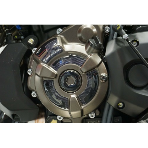 3D gel sticker kit motorbike crankcase side protectors compatible Yamaha MT-07 2