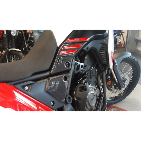 Kit Adesivi In Gel 3D Protezioni Laterali Moto Compatibili con Yamaha Tenere 700