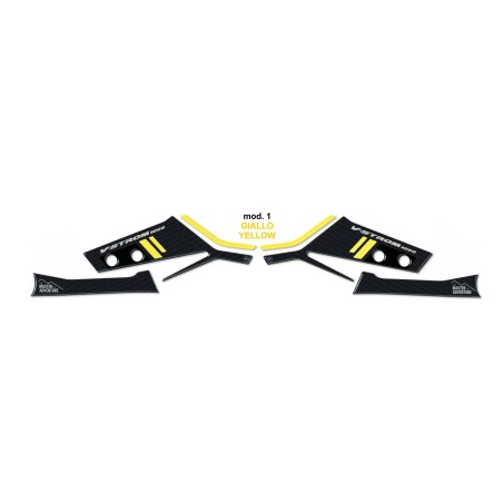 KIT ADESIVI IN GEL 3D PROTEZIONI PARAMANI MOTO compatibili SUZUKI V-STROM 1050