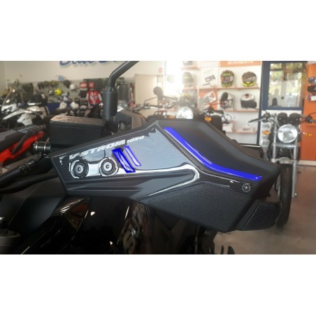 KIT ADESIVI IN GEL 3D PROTEZIONI PARAMANI MOTO compatibili SUZUKI V-STROM 1050