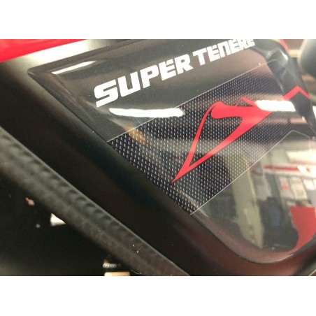 KIT ADESIVI in gel 3D PROTEZIONI PER MOTO compatibili YAMAHA SUPER TENERE rosso