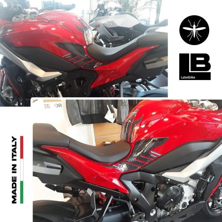 Kit adesivi in gel 3D protezioni serbatoio moto compatibili BMW S1000XR 2020-2021
