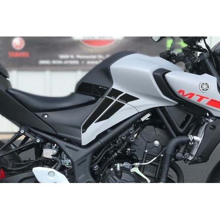 Kit de pegatinas de gel 3D para protectores de depósito de moto compatibles con Yamaha MT03 2020-23