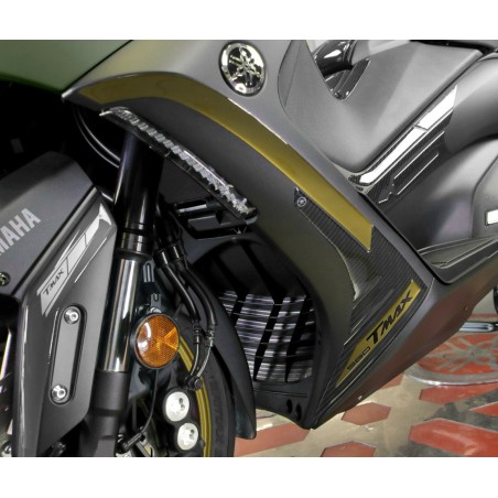 Kit PEGATINAS DE RESINA 3D compatible con YAMAHA Tmax 560 2020-2021 LOOK CARBONO-ORO