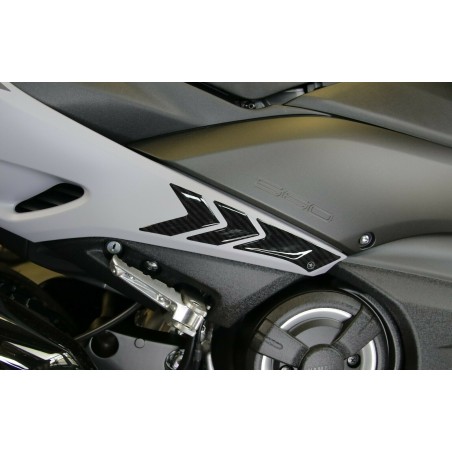 Kit PEGATINAS DE RESINA 3D compatible con YAMAHA Tmax 560 2020-2021 LOOK CARBONO-ORO