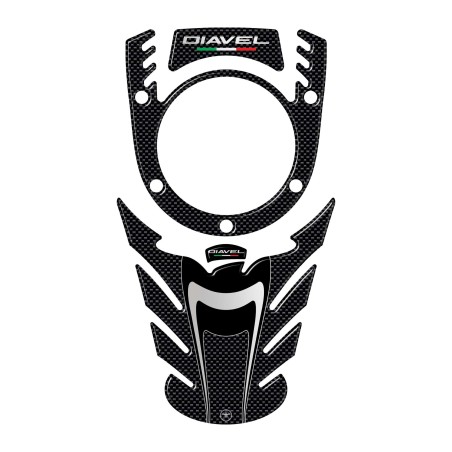 KIT ADESIVI in RESINA 3D PROTEZIONE SERBATOIO compatibili per MOTO DUCATI DIAVEL