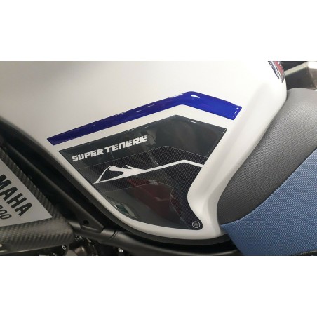 KIT ADESIVI IN RESINA 3D PROTEZIONI PER MOTO compatibili YAMAHA SUPER TENERE blu
