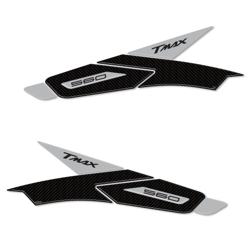 Kit d'autocollants en résine gel 3D pour boomerangs compatibles avec Yamaha Tmax 2022-2025 2