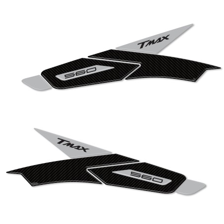 Kit adesivi in resina gel 3D per boomerang compatibili con Yamaha Tmax 2022-2023