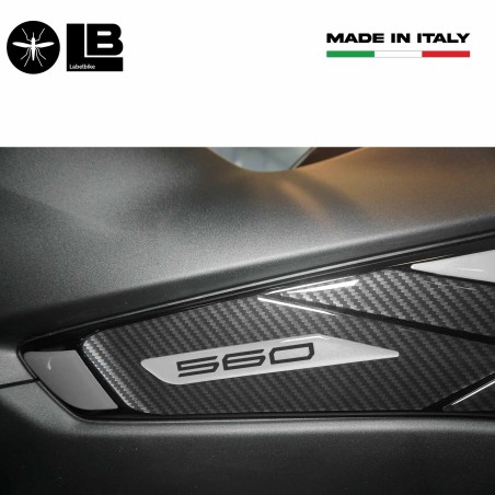 Kit adesivi in resina gel 3D per boomerang compatibili con Yamaha Tmax 2022-2023