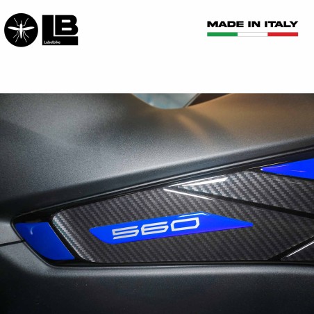 Kit adesivi in resina gel 3D per boomerang compatibili con Yamaha Tmax 2022-2023