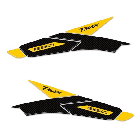 Kit adesivi in resina gel 3D per boomerang compatibili con Yamaha Tmax 2022-2023