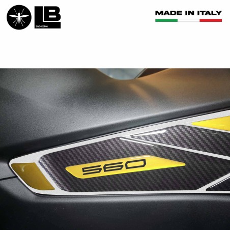Kit adesivi in resina gel 3D per boomerang compatibili con Yamaha Tmax 2022-2023