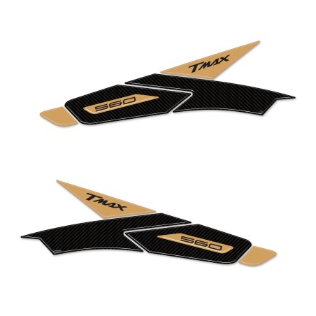 Kit adesivi in resina gel 3D per boomerang compatibili con Yamaha Tmax 2022-2023