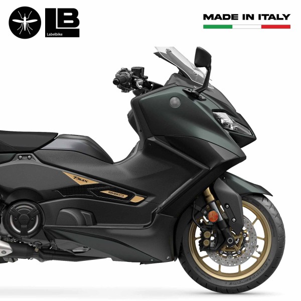 Kit adesivi in resina gel 3D per boomerang compatibili con Yamaha Tmax 2022-2023