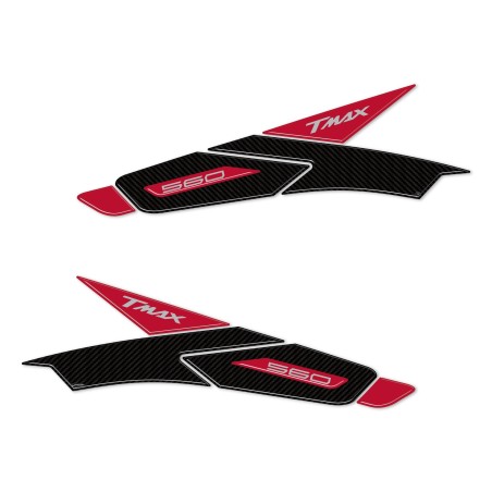 Kit adesivi in resina gel 3D per boomerang compatibili con Yamaha Tmax 2022-2023