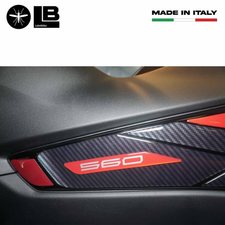 Kit adesivi in resina gel 3D per boomerang compatibili con Yamaha Tmax 2022-2023