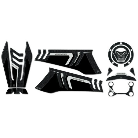 KIT DE PEGATINAS DE PROTECCIÓN DE RESINA 3D compatible para MOTO CB 650 R HONDA CB650R