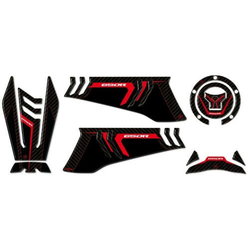 KIT ADESIVI PROTEZIONE in RESINA 3D compatibili per CBR 650 R MOTO HONDA CBR650R 