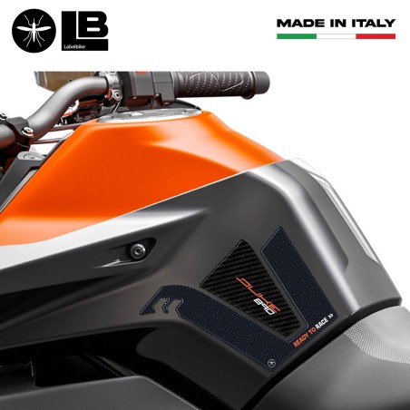 Kit adesivi resina 3D protezioni serbatoio per moto compatibili con KTM 890 Duke