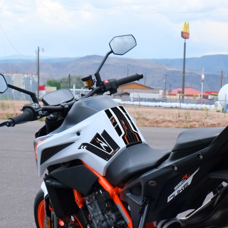 kit ADESIVI resina 3D PROTEZIONI SERBATOIO per moto compatibili KTM 890 DUKE R