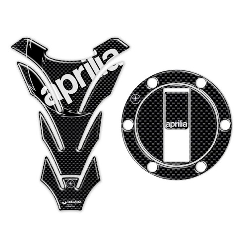KIT DE PROTECCIÓN DEL DEPÓSITO DE CARBONO DE RESINA 3D ADHESIVO/PEGAMENTO para MOTO APRILIA 2