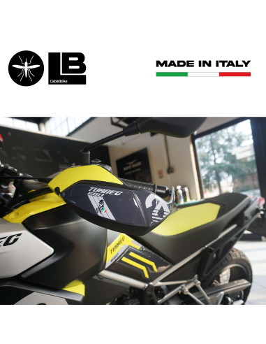 Complete 3D sticker kit for motorbikes compatible with Aprilia Tuareg 660 yellow 2022