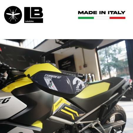 Kit completo de adhesivos 3D para moto compatible con Aprilia Tuareg 660 amarillo 2022
