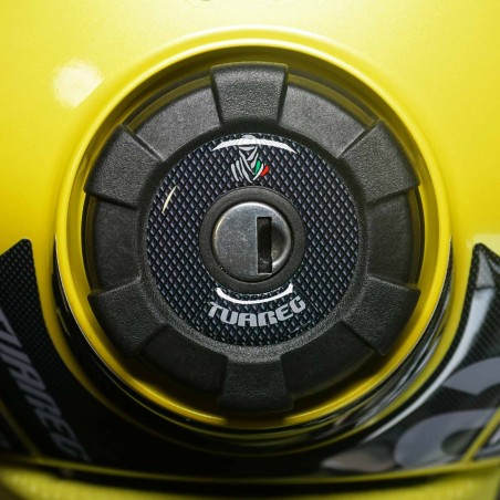 Kit completo de adhesivos 3D para moto compatible con Aprilia Tuareg 660 amarillo 2022