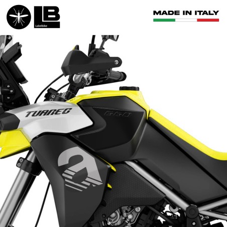 Kit completo de adhesivos 3D para moto compatible con Aprilia Tuareg 660 amarillo 2022
