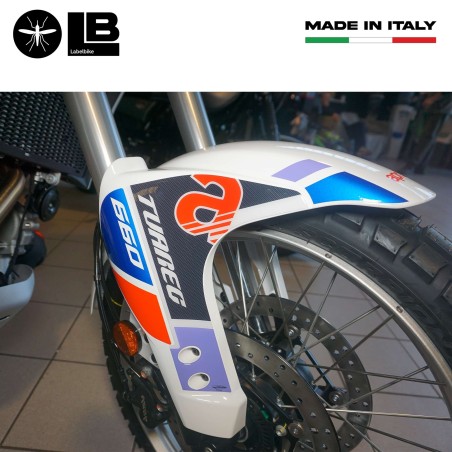 Kit completo de pegatinas 3D para motos compatibles con Aprilia Tuareg 660 Indigo 2022