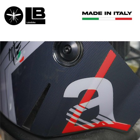 Kit completo de adhesivos 3D para moto compatible con Aprilia Tuareg 660 rojo 2022